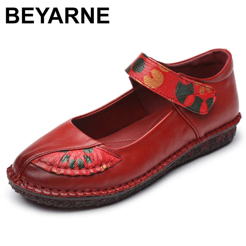 BEYARNENew Retro Embroider Women Flats Shoes Genuine Leather Leisure Round Toe Mary Janes Floral Spring & Summer MotherShoesE182
BEYARNENew Retro Embroider Women Flats Shoes Genuine Leather Leisure Round Toe Mary Janes Floral Spring & Summer MotherShoesE182