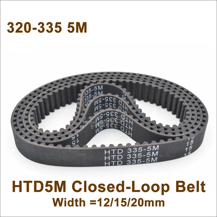 POWGE 320/325/330/335 5M Synchronous Belt Teeth=64/65/66/67 Many Widths Closed-Loop HTD 5M Timing Belt Pulley 325-5M 330-5M
POWGE 320/325/330/335 5M Synchronous Belt Teeth=64/65/66/67 Many Widths Closed-Loop HTD 5M Timing Belt Pulley 325-5M 330-5M