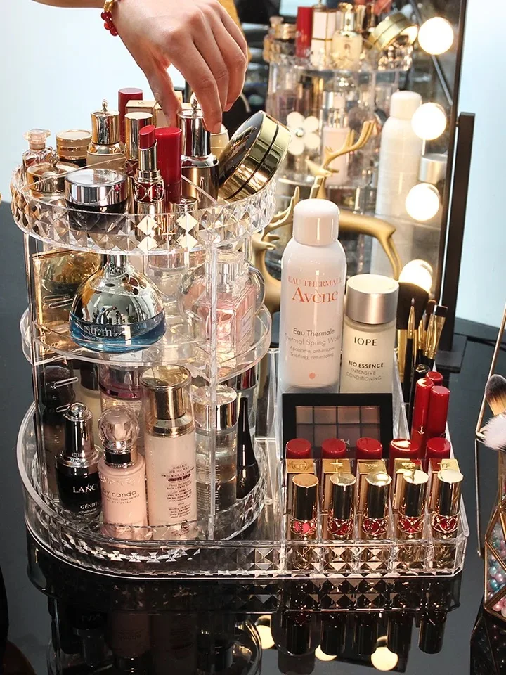 Acrylic 360 Degree Rotating Makeup Organizer Brush Lipstick Storage Holder Rack Cosmetic Storage Box
Acrylic 360 Degree Rotating Makeup Organizer Brush Lipstick Storage Holder Rack Cosmetic Storage Box
