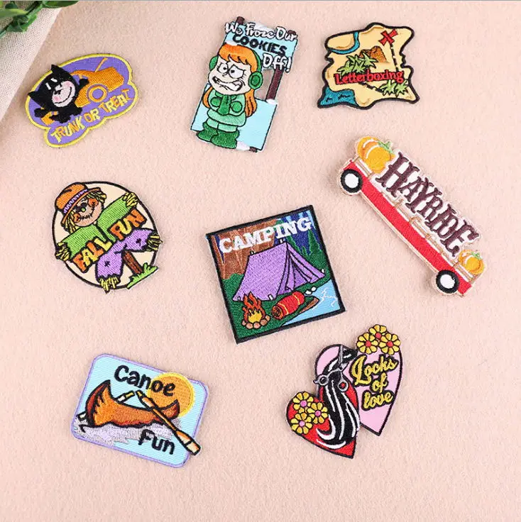 New arrival 10 pcs quality full Embroidered patches iron on popular clothing bag hat shoe Motif Applique embroidery accessory
New arrival 10 pcs quality full Embroidered patches iron on popular clothing bag hat shoe Motif Applique embroidery accessory
