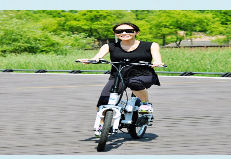 Perfect Electric Power-Assisted Folding Electric Bicycle Outdoor Double Leisure Electric Bike Factory Outlets 10