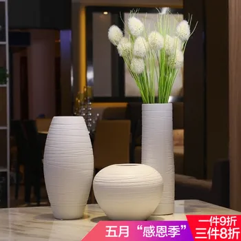 ceramic ornaments handmade white stripes three piece flower vase of modern Chinese Home Furnishing decorations
ceramic ornaments handmade white stripes three piece flower vase of modern Chinese Home Furnishing decorations
