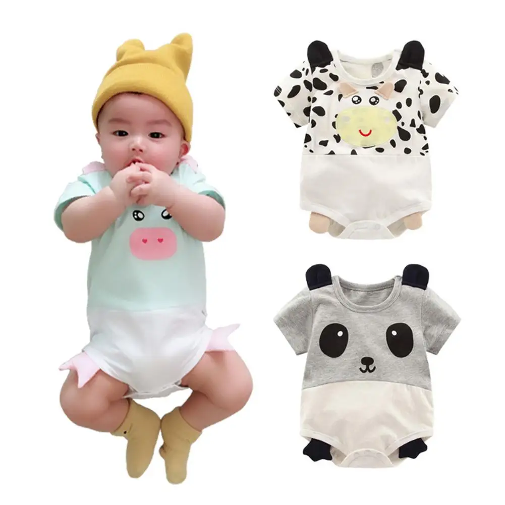 New Born Baby Clothes Cotton Baby Jumpsuit Boy Girl Romper Cute Cartoon Unisex Short Sleeve with Openable Crotch
New Born Baby Clothes Cotton Baby Jumpsuit Boy Girl Romper Cute Cartoon Unisex Short Sleeve with Openable Crotch