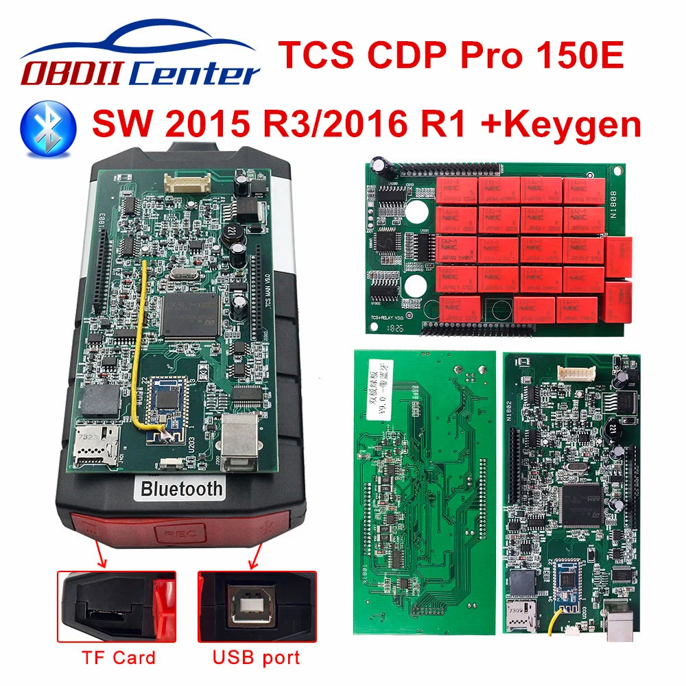 2018 TCS CDP Pro Scanner Bluetooth DS150E Car Diagnostic Tool CDP Pro Plus Scan Tool 2016.00 With Keygen V9.0 Green Dual PCB
2018 TCS CDP Pro Scanner Bluetooth DS150E Car Diagnostic Tool CDP Pro Plus Scan Tool 2016.00 With Keygen V9.0 Green Dual PCB
