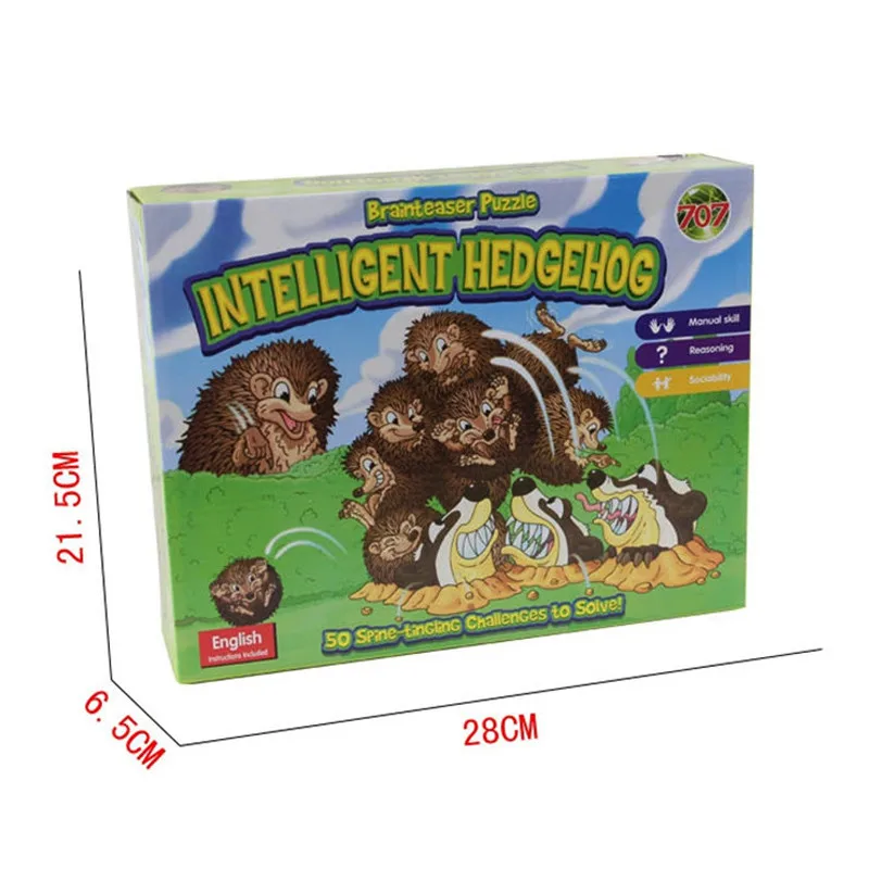 Creative Maze Toy Room Escape Scroll Intelligent Hedgehog Puzzle 11