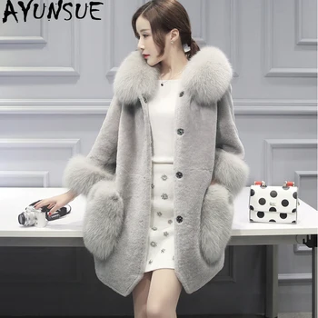 AYUNSUE Winter Faux Fur Coat Women Korean Long Fluffy Fake Fur Jacket Fashion Shaggy Womens Jackets Manteau Femme Hiver KJ890
AYUNSUE Winter Faux Fur Coat Women Korean Long Fluffy Fake Fur Jacket Fashion Shaggy Womens Jackets Manteau Femme Hiver KJ890