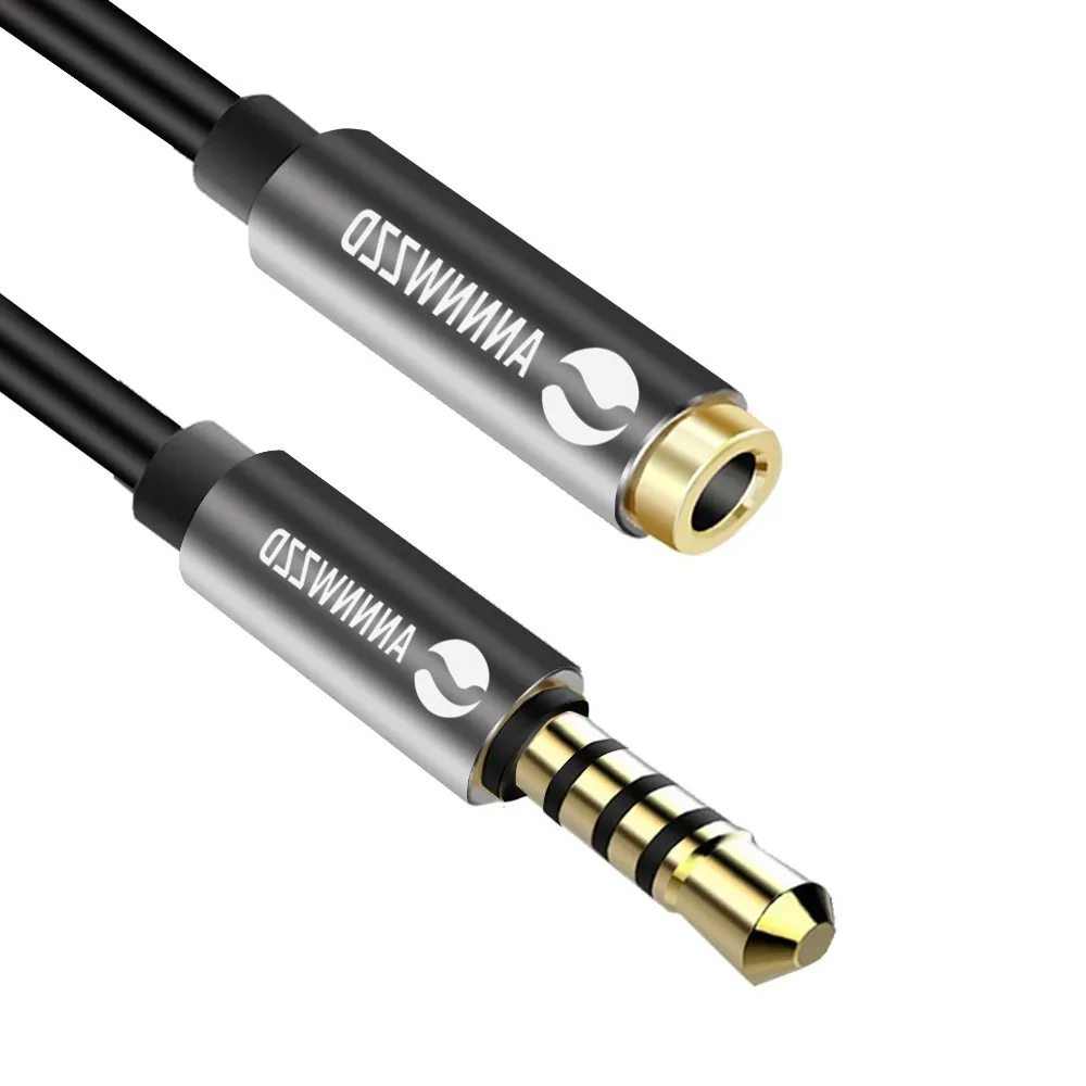 3.5mm Jack Extension Cable 3.5 mm Metal Jack Aux Audio Cable Male to Female Aux Extension Cable for Car/iPhone / Media
3.5mm Jack Extension Cable 3.5 mm Metal Jack Aux Audio Cable Male to Female Aux Extension Cable for Car/iPhone / Media