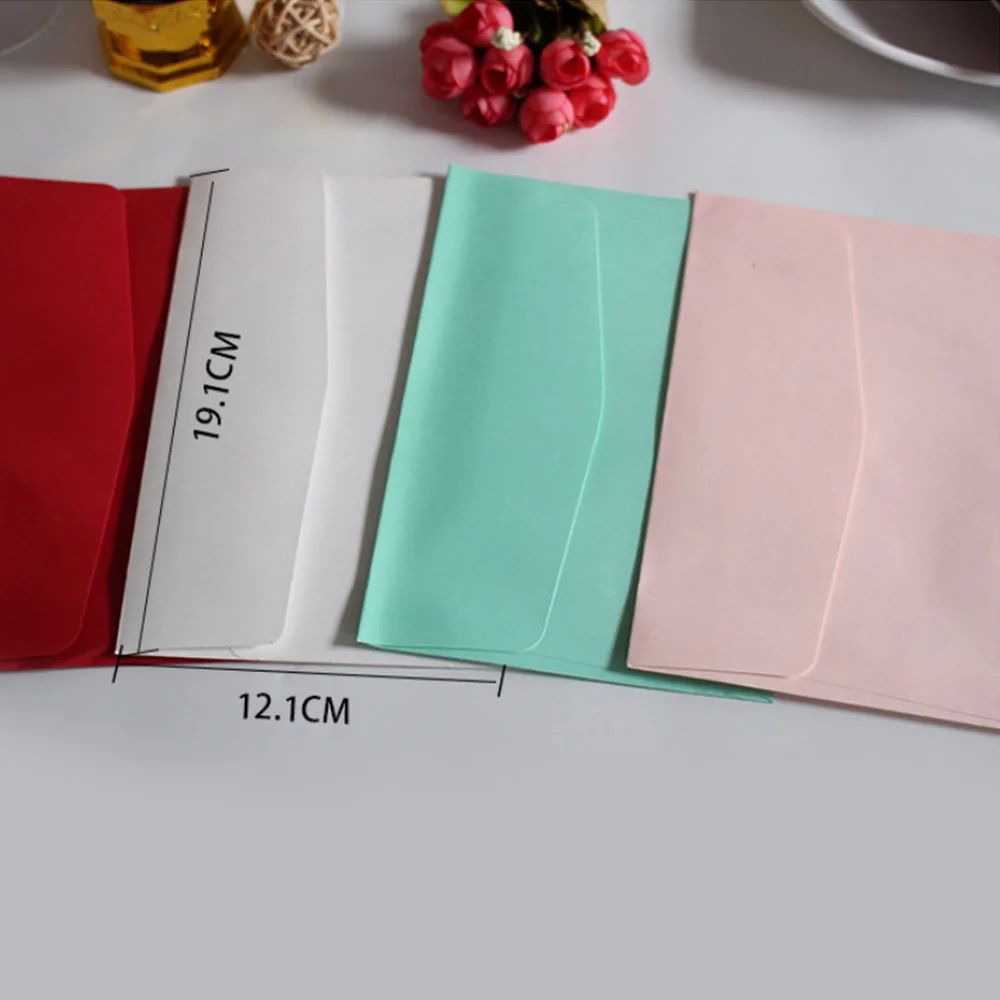 Square Envelope 1 Piece 12*19cm Solid Color Paper Red European-Style Wedding Invitation Gift Envelope Red/white/Green/Pink
Square Envelope 1 Piece 12*19cm Solid Color Paper Red European-Style Wedding Invitation Gift Envelope Red/white/Green/Pink