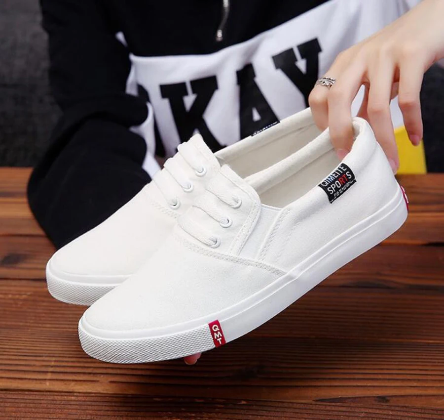 Small White Shoes Female Summer Flat Bottom Wild Fashion Harajuku Style Casual Sports Canvas Shoes Lazy Ladies Models
Small White Shoes Female Summer Flat Bottom Wild Fashion Harajuku Style Casual Sports Canvas Shoes Lazy Ladies Models
