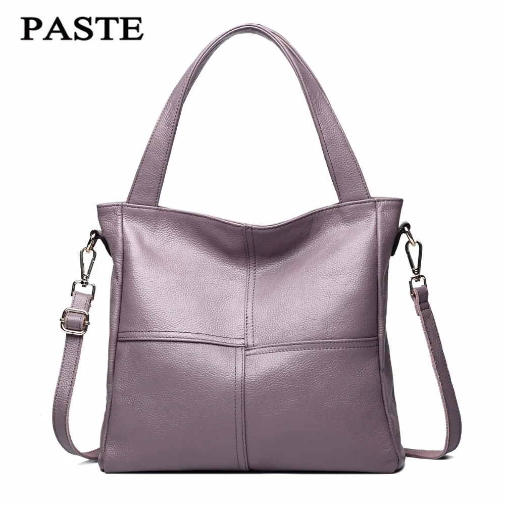 PASTE Female First layer cowhid Totes Women Shoulder bag Leather Messenger Bags fashion Satchel bag Handbags Crossbody bags
PASTE Female First layer cowhid Totes Women Shoulder bag Leather Messenger Bags fashion Satchel bag Handbags Crossbody bags
