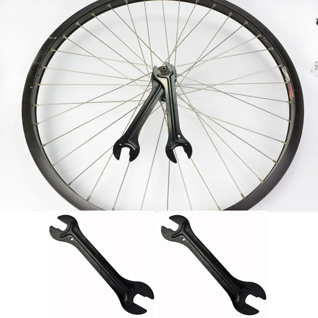 High quality 2Pcs Carbon steel Bike Cycle Head Open End Axle Hub Cone Wrench Spanner Bicycle Repair Tool Fit all kinds of nuts
High quality 2Pcs Carbon steel Bike Cycle Head Open End Axle Hub Cone Wrench Spanner Bicycle Repair Tool Fit all kinds of nuts