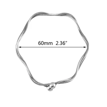 100% Stainless Steel Cuff ball Wire Rope Women Bracelet Double Twist Braided Hexagon Steel Bangle Cable Bracelet Wholesale 5pcs
100% Stainless Steel Cuff ball Wire Rope Women Bracelet Double Twist Braided Hexagon Steel Bangle Cable Bracelet Wholesale 5pcs