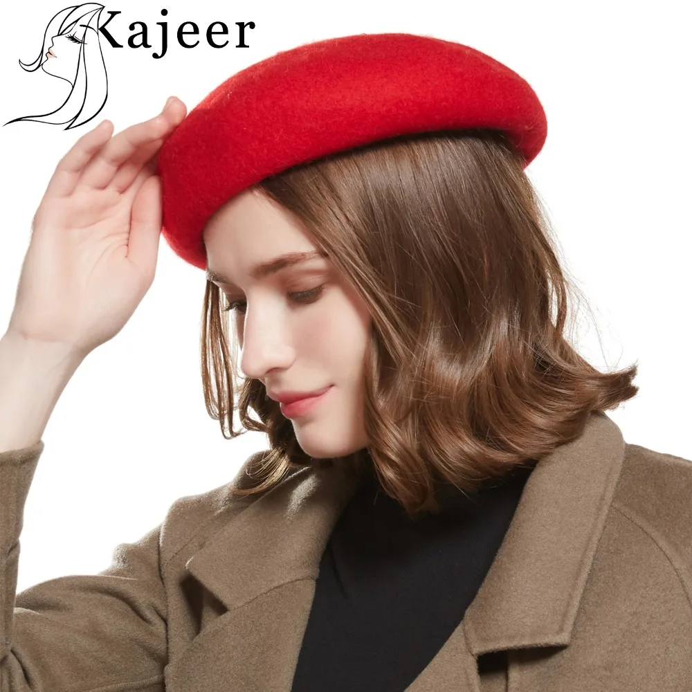 Kajeer Solid Color High Quality 100% Pure Wool Women Knit Beret Winter Warm Female British Style Lady Painter Bonnet Hats Cap
Kajeer Solid Color High Quality 100% Pure Wool Women Knit Beret Winter Warm Female British Style Lady Painter Bonnet Hats Cap