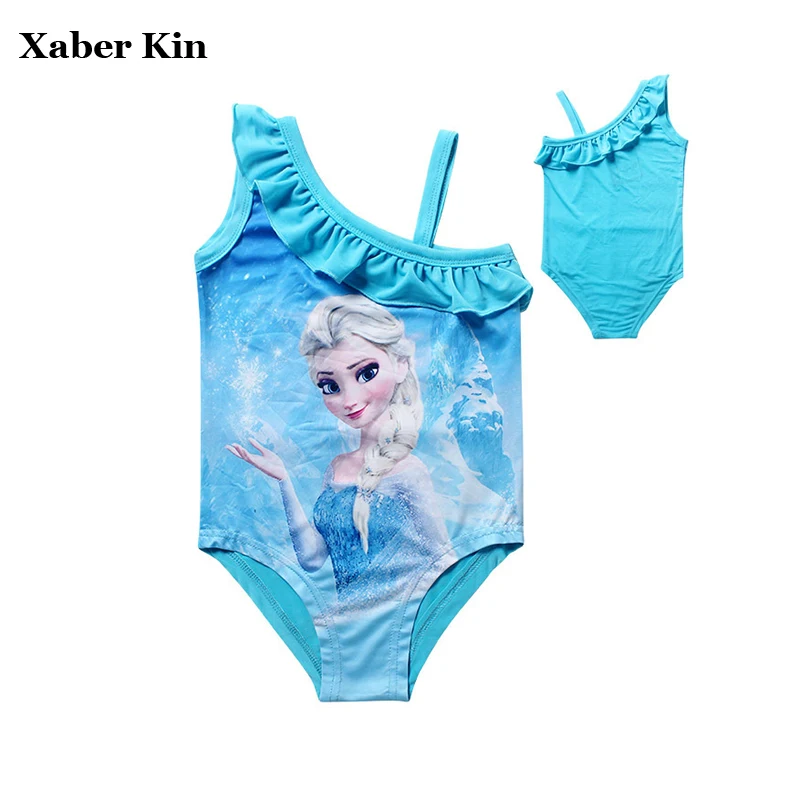 New 2018 Children Girls Cartoon Elsa One Piece Swimsuit Kids Girls Cute Blue Swimwear Summer Bathing Suits SW073
New 2018 Children Girls Cartoon Elsa One Piece Swimsuit Kids Girls Cute Blue Swimwear Summer Bathing Suits SW073