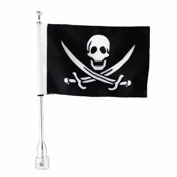 Motorcycle Bike Rear Flag Pole Mount Skull Flag For Harley Cruiser Chopper Cafe Racer Old School Bobber Luggage Rack
Motorcycle Bike Rear Flag Pole Mount Skull Flag For Harley Cruiser Chopper Cafe Racer Old School Bobber Luggage Rack