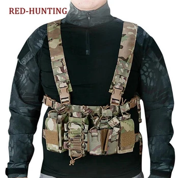 2020 Newly Carrier Chest Vest Tactical Chest Rig Airsoft Hunting Vest Light Weight Tactical Vest Molle Pouch Holder for M4 M16
2020 Newly Carrier Chest Vest Tactical Chest Rig Airsoft Hunting Vest Light Weight Tactical Vest Molle Pouch Holder for M4 M16