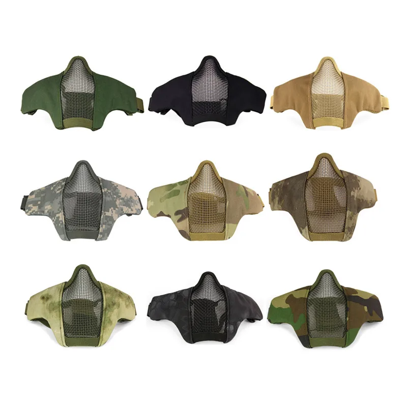 MrY Bike Cycling Tactical PDW Metal Mesh Half Face Mask Folding Hunting Airsoft Game Masks CS Protective Mask
MrY Bike Cycling Tactical PDW Metal Mesh Half Face Mask Folding Hunting Airsoft Game Masks CS Protective Mask