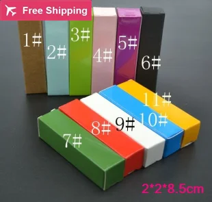 free shipping 50pcs / lot 2*2*8.5cm The lipstick tube packing box / Lip balm packaging box DIY tools 
free shipping 50pcs / lot 2*2*8.5cm The lipstick tube packing box / Lip balm packaging box DIY tools