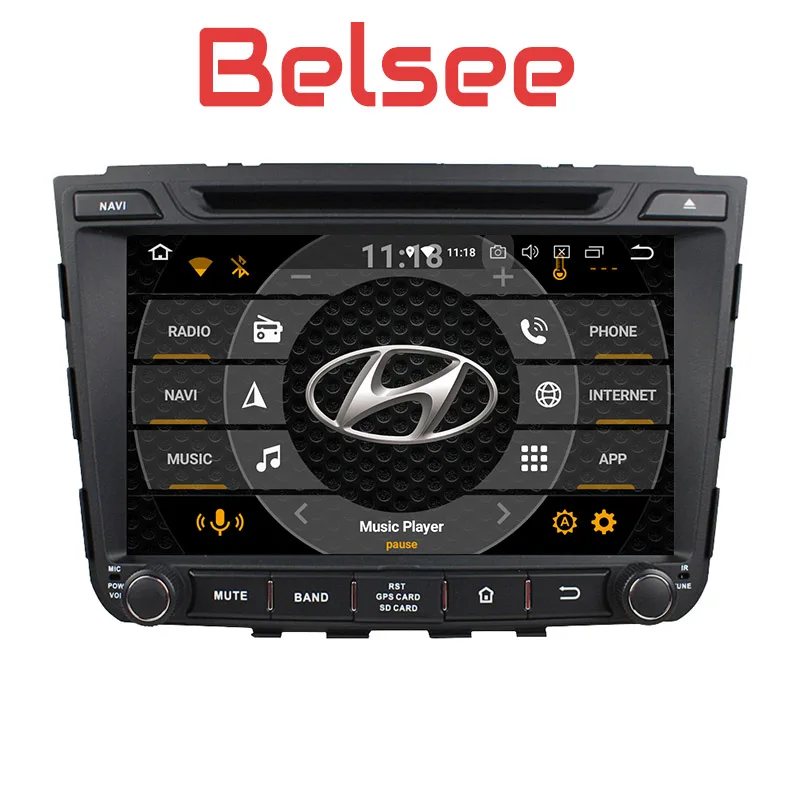 Belsee Android 8.0 Head Unit Car Multimedia System DVD Player for Hyundai IX25 Creta 2014 2015 GPS Navigation Auto Radio Stereo
Belsee Android 8.0 Head Unit Car Multimedia System DVD Player for Hyundai IX25 Creta 2014 2015 GPS Navigation Auto Radio Stereo