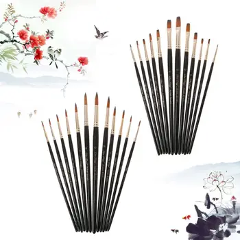 12pcs/Set Paint Brush Wooden Acrylic Painting Gouache Cosmetic Art Kit Drawing Pens Paint Brush Set
12pcs/Set Paint Brush Wooden Acrylic Painting Gouache Cosmetic Art Kit Drawing Pens Paint Brush Set