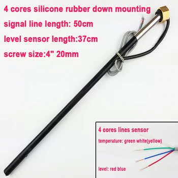 solar energy water heater temperature water level sensor 37cm 4 cores silicone rubber down mounting tank tube probe CGQ-4
solar energy water heater temperature water level sensor 37cm 4 cores silicone rubber down mounting tank tube probe CGQ-4