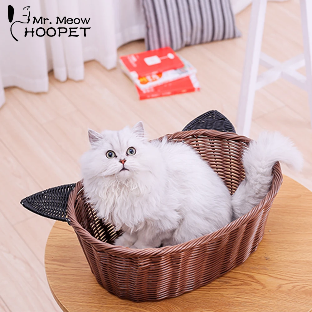 Hoopet Pet Bed Cat Basket Bed Soft Wood Rattan Cute Cave Cane Products Cat House Breathable Mat Summer Pet Supplies
Hoopet Pet Bed Cat Basket Bed Soft Wood Rattan Cute Cave Cane Products Cat House Breathable Mat Summer Pet Supplies
