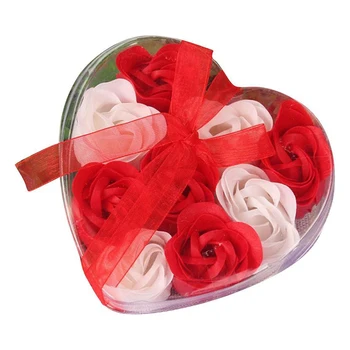 9Pcs Scented Rose Flower Petal Bath Body Soap Wedding Party Gift (Red+White)
9Pcs Scented Rose Flower Petal Bath Body Soap Wedding Party Gift (Red+White)