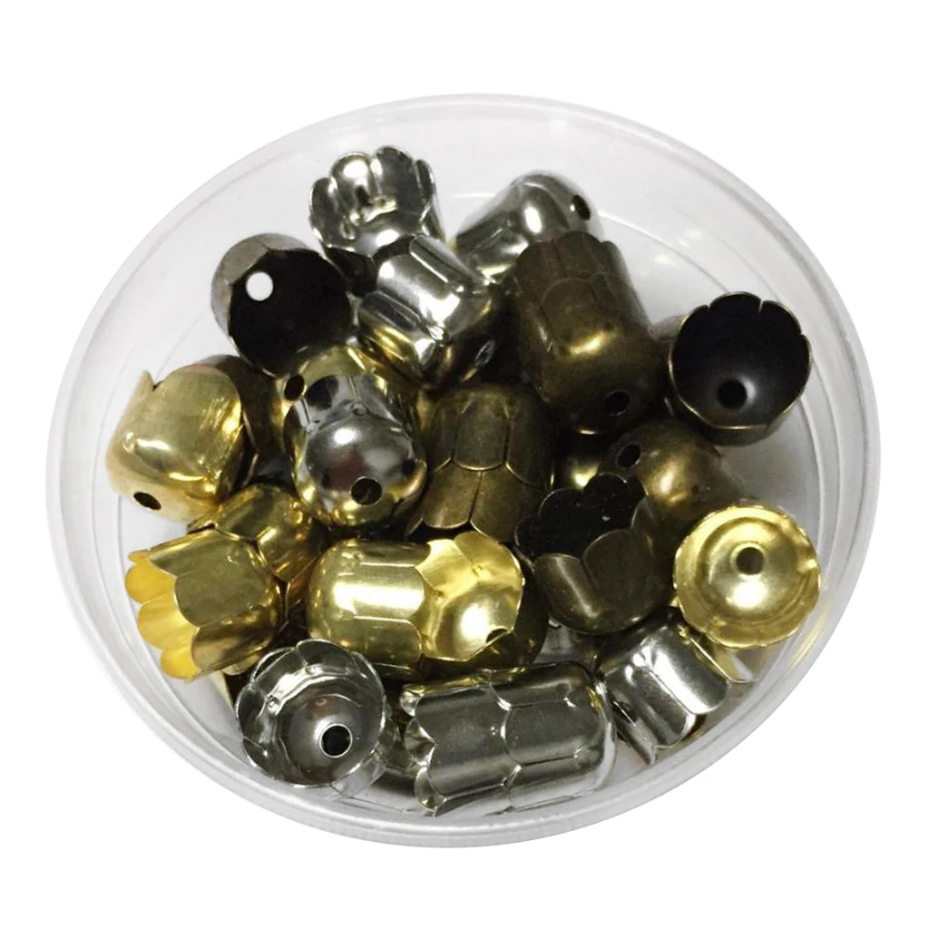 45pcs Lot Necklace Tassel Cord End Caps Crimp Connectors Bead Cap DIY Jewelry Makings Accessories 45pcs Lot Necklace Tassel Cord End Caps Crimp Connectors Bead Cap DIY Jewelry Makings Accessories