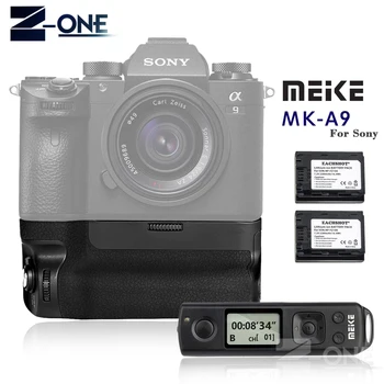 Meike MK-A9 Pro Battery Handle Hand Grip Vertical as VGC3EM For Sony Alpha A9 A7R III A7RIII + 2.4GHz Remote Control+2x NP-FZ100
Meike MK-A9 Pro Battery Handle Hand Grip Vertical as VGC3EM For Sony Alpha A9 A7R III A7RIII + 2.4GHz Remote Control+2x NP-FZ100