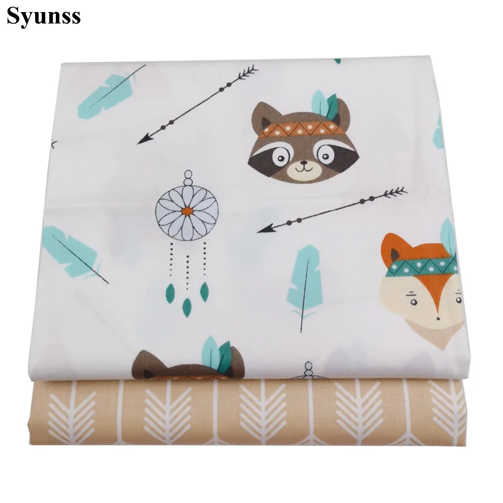 Syunss Cartoon Bear Arrow Printed Cotton Fabric DIY Handmade Sewing Patchwork Baby Cloth Bedding Textile Quilting Tilda Tissus
Syunss Cartoon Bear Arrow Printed Cotton Fabric DIY Handmade Sewing Patchwork Baby Cloth Bedding Textile Quilting Tilda Tissus