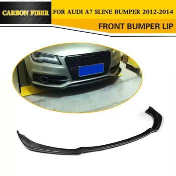 Car styling Carbon fiber Auto Racing Front Lip Spoiler Apron For Audi S7 Sline Bumper Only 2012 2013 2014
Car styling Carbon fiber Auto Racing Front Lip Spoiler Apron For Audi S7 Sline Bumper Only 2012 2013 2014