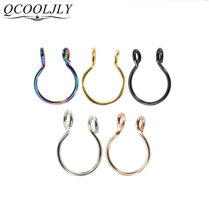 1PC Steel Dainty Faux Nose Rings Fake Septum Rings Hoop Nostril Piercing Fake Clip on Nose Rings Oreja Piercings Jewelry 20G
1PC Steel Dainty Faux Nose Rings Fake Septum Rings Hoop Nostril Piercing Fake Clip on Nose Rings Oreja Piercings Jewelry 20G