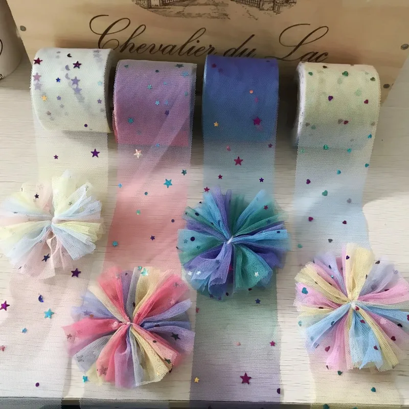 Organza Ribbon Wholesale gift wrapping decoration Christmas Stars Sequins ribbons DIY handwork hair decorations crafts materials
Organza Ribbon Wholesale gift wrapping decoration Christmas Stars Sequins ribbons DIY handwork hair decorations crafts materials