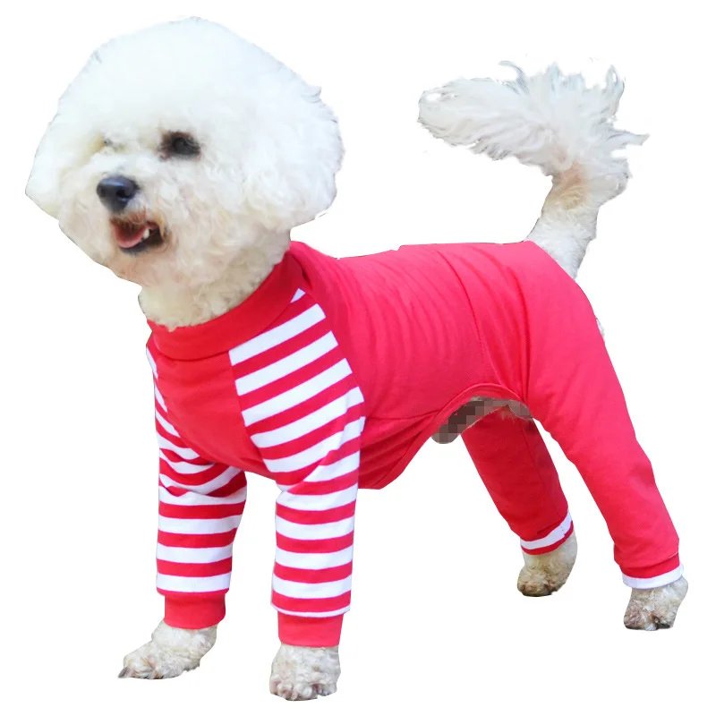 Dog Pajamas Spring Autumn Summer Dog Clothes Jumpsuit Pomeranian Poodle Bichon Schnauzer Pet Clothing pijama perro pyjama chien
Dog Pajamas Spring Autumn Summer Dog Clothes Jumpsuit Pomeranian Poodle Bichon Schnauzer Pet Clothing pijama perro pyjama chien
