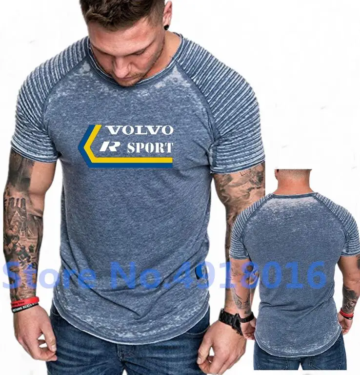 Volvo R Sport print Tee wrinkle crumple Short Sleeve Tees Boy Tshirt slim Fitness TOPS Summer T Shirt Mens cotton Summer T-shirt
Volvo R Sport print Tee wrinkle crumple Short Sleeve Tees Boy Tshirt slim Fitness TOPS Summer T Shirt Mens cotton Summer T-shirt