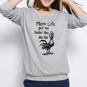 2018 New Fashion Mom Life Got Me Feelin Like Print Kawaii Tops Sweatshirt Femmes Hoodies Women Cotton Thick Loose Casual Autumn
2018 New Fashion Mom Life Got Me Feelin Like Print Kawaii Tops Sweatshirt Femmes Hoodies Women Cotton Thick Loose Casual Autumn