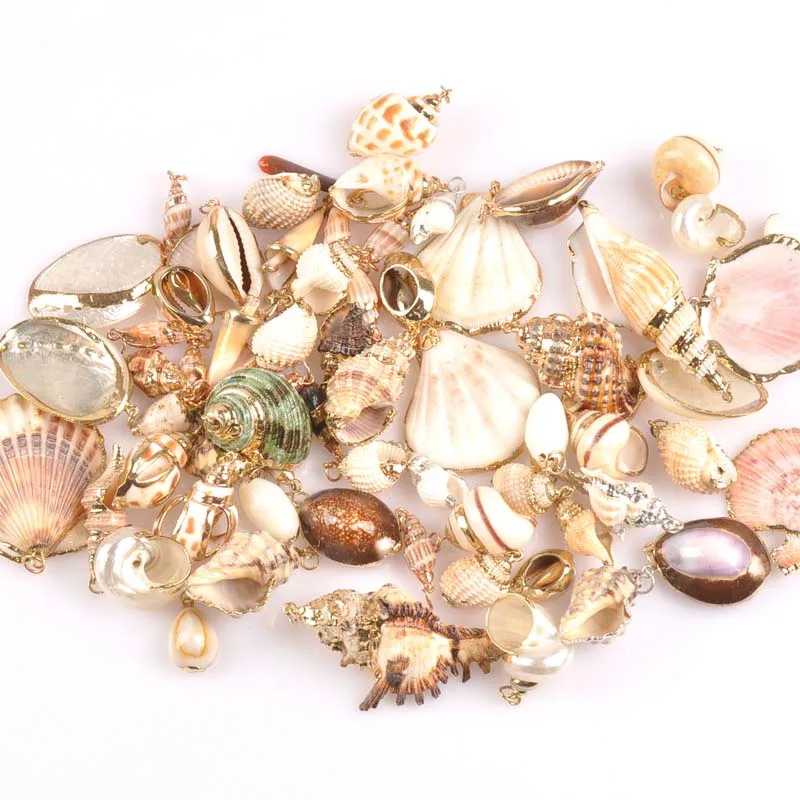 20-40mm mix Natural Shell Gold Plated for DIY handmade pendant SeaShells Home decoration 5pcs TRS0251
20-40mm mix Natural Shell Gold Plated for DIY handmade pendant SeaShells Home decoration 5pcs TRS0251