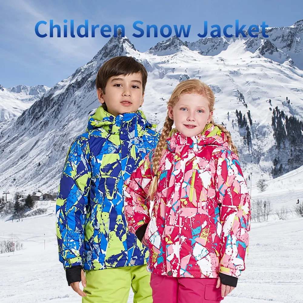 Kids Children Outdoor Warm Winter Windproof Waterproof Ski Jackets Hooded Snowboard Winter Sports Coat Snow Sports Ski Equipment
Kids Children Outdoor Warm Winter Windproof Waterproof Ski Jackets Hooded Snowboard Winter Sports Coat Snow Sports Ski Equipment