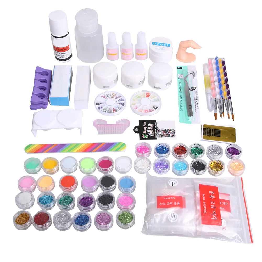 36 Colors Nail Art Kit Pigment Varnish Dust Fine Sequins Acrylic Crystal UV Gel Polish Manicure Nail Kit Sets No Fading No Crack 
36 Colors Nail Art Kit Pigment Varnish Dust Fine Sequins Acrylic Crystal UV Gel Polish Manicure Nail Kit Sets No Fading No Crack