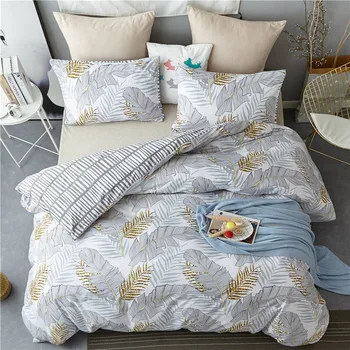 Golden Leaf Luxury Bedding Set King size Quilt Cover with Pillowcase Comfort Duvet Set Queen size bedline Free Shipping 
Golden Leaf Luxury Bedding Set King size Quilt Cover with Pillowcase Comfort Duvet Set Queen size bedline Free Shipping