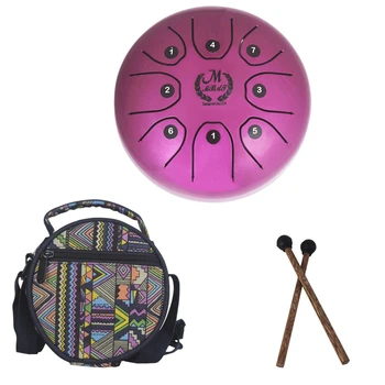 IRIN MMBAT 5.5 Inch Steel Tongue Drum 8 Tone C-Key Hand Drum Set With Free Case + Rubber Mallets For Drum Percussion Multi-Color
IRIN MMBAT 5.5 Inch Steel Tongue Drum 8 Tone C-Key Hand Drum Set With Free Case + Rubber Mallets For Drum Percussion Multi-Color