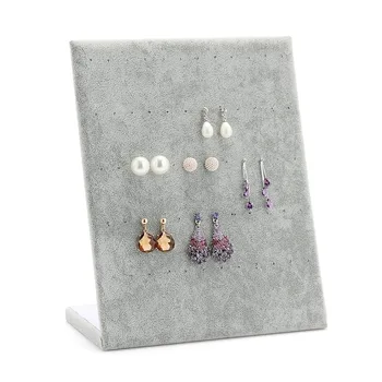 New L Shaped Velvet 60 Holes Studs Earring Stand Holder Ear Jewelry Display Rack
New L Shaped Velvet 60 Holes Studs Earring Stand Holder Ear Jewelry Display Rack