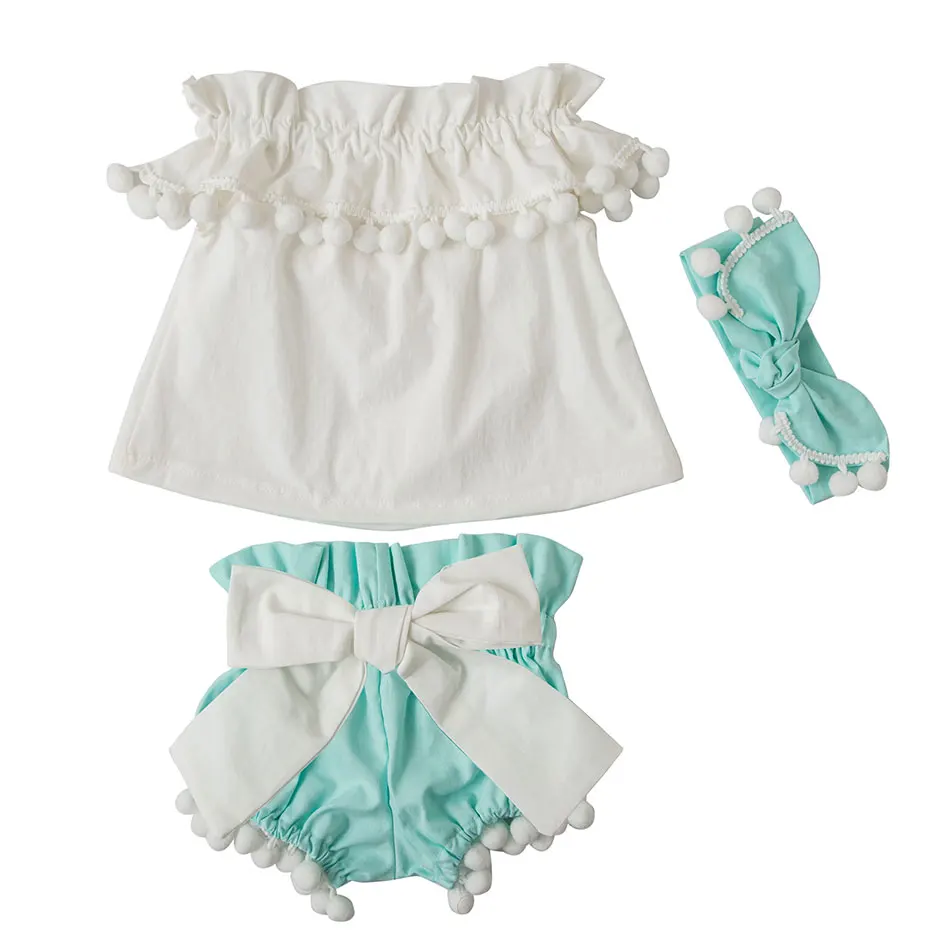 Baby Girl Clothes Set Infant Girl Cotton Outfit Baby Headband Baby Girl Accessories Decor Bowknot Pompom Outfit for Baby Girls
Baby Girl Clothes Set Infant Girl Cotton Outfit Baby Headband Baby Girl Accessories Decor Bowknot Pompom Outfit for Baby Girls