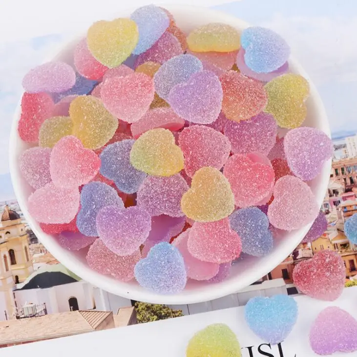 Candy Resin Cabochon Flatback Heart Shape Simulation Food DIY Scrapbooking Embellishment Decoration Craft
Candy Resin Cabochon Flatback Heart Shape Simulation Food DIY Scrapbooking Embellishment Decoration Craft