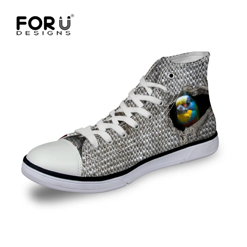 FORUDESIGNS High-top Canvas Shoes for Men Breathable Printing Bird Male Leisure Canvas Shoes Casual Men Flat Vulcanization Shoes
FORUDESIGNS High-top Canvas Shoes for Men Breathable Printing Bird Male Leisure Canvas Shoes Casual Men Flat Vulcanization Shoes