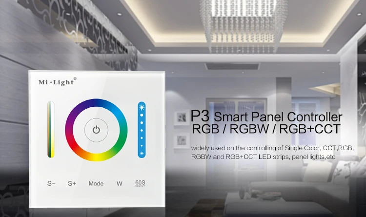 DC12v-24v Milight P3 Panel Controller RGB RGBW RGB+CCT LED Touch Switch Panel Controller Led Dimmer for Led Strip, Panel Light
DC12v-24v Milight P3 Panel Controller RGB RGBW RGB+CCT LED Touch Switch Panel Controller Led Dimmer for Led Strip, Panel Light