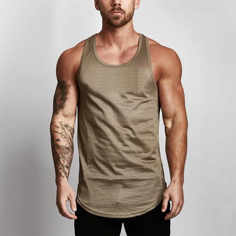 Brand Blank Bodybuilding Stringer Tank Tops Mesh Sportswear Tanktop Fitness Men Gyms Clothing Muscle Sleeveless shirts
Brand Blank Bodybuilding Stringer Tank Tops Mesh Sportswear Tanktop Fitness Men Gyms Clothing Muscle Sleeveless shirts