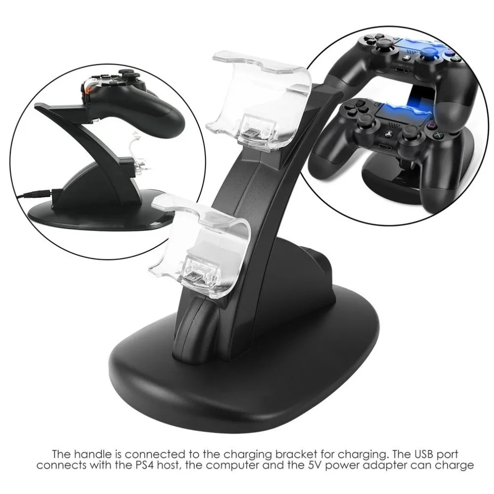 Dua USB Charging Socket Kit Charger Dock Stand Cradle For PS4 Console Controller Play Station Game Pad With USB Cable
Dua USB Charging Socket Kit Charger Dock Stand Cradle For PS4 Console Controller Play Station Game Pad With USB Cable