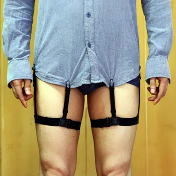 Men Women Thigh Strap Shirt Stays Garters Elastic Nylon Adjustable Shirt Holders Crease-Resistance Belt Stirrup Style Suspenders
Men Women Thigh Strap Shirt Stays Garters Elastic Nylon Adjustable Shirt Holders Crease-Resistance Belt Stirrup Style Suspenders