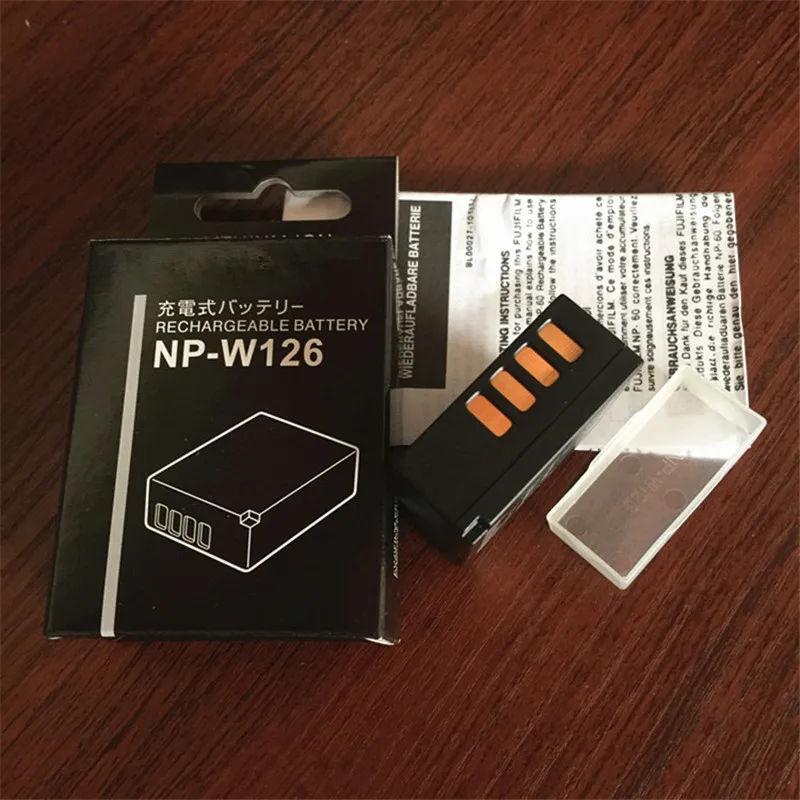 2 шт. NP W126S Батарея NPW126S Перезаряжаемые цифровой Камера аккумулятор для Fujifilm X PRO2/Pro1